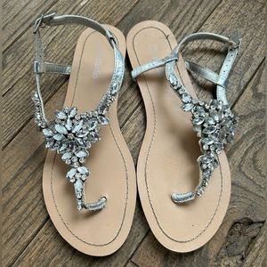 David’s Bridal Women’s Wedding Sandal Sz 7